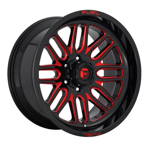 Fuel Rims D663 IGNITE GLOSS BLACK RED TINTED CLEAR