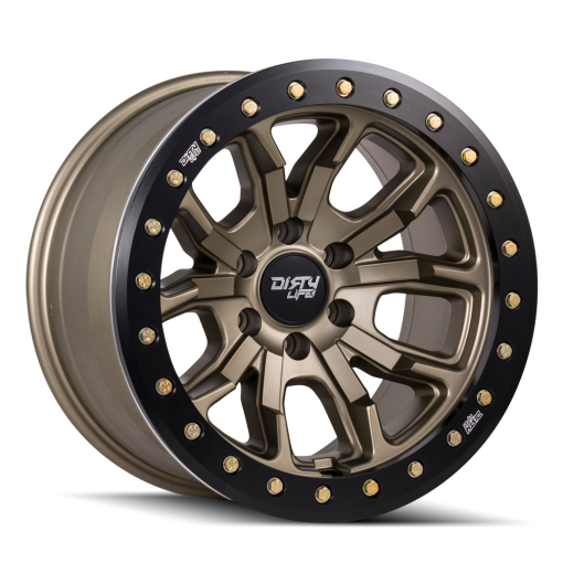 Dirty Life Rims DT-1 SATIN GOLD W/SIMULATED BEADLOCK RING