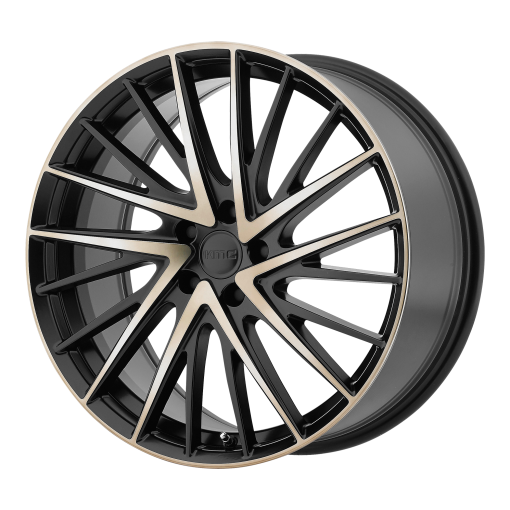 KMC Rims KM697 NEWTON SATIN BLACK W/ MACHINED FACE AND TINTED CLEAR