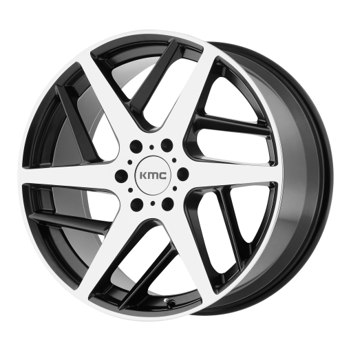 KMC Rims KM699 TWO FACE SATIN BLACK WITH MACHINED FACE