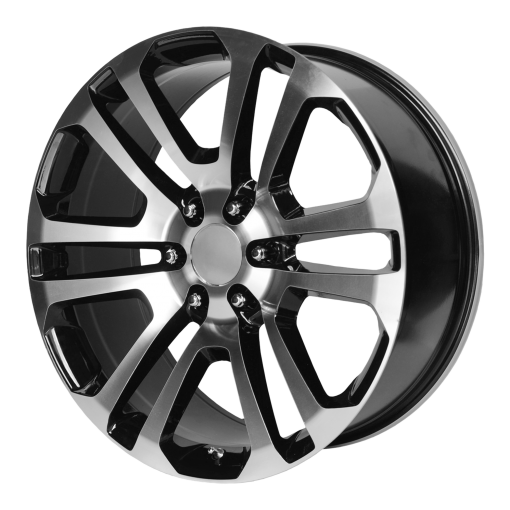 OE Creations Rims PR158 GLOSS BLACK WITH MACHINED FACE