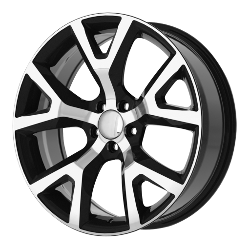 OE Creations Rims PR159 GLOSS BLACK WITH MACHINED FACE