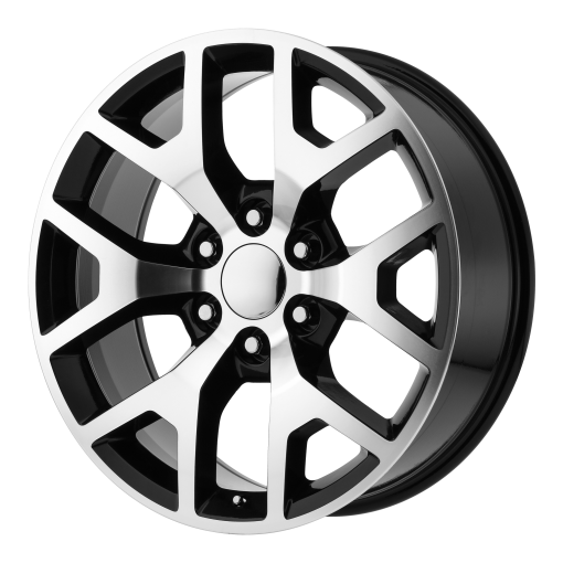 OE Creations Rims PR169 GLOSS BLACK WITH MACHINED SPOKES