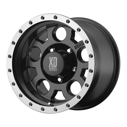 XD Series Rims XD125 Matte Black With Machined Reinforcing Ring