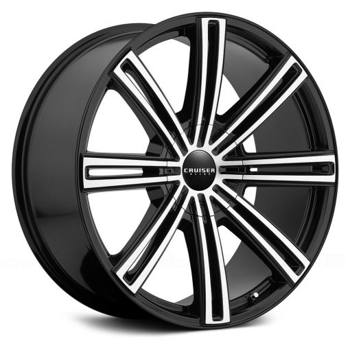 Cruiser Alloy Rims 916MB Obsession GLOSS MACHINED BLACK