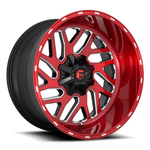 Fuel Rims D691 TRITON CANDY RED MILLED