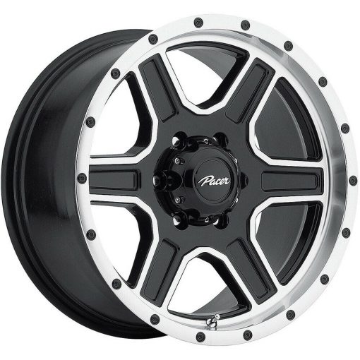 Pacer Rims 165MB Navigator GLOSS BLACK WITH DIAMOND CUT ACCENTS AND CLEAR-COAT