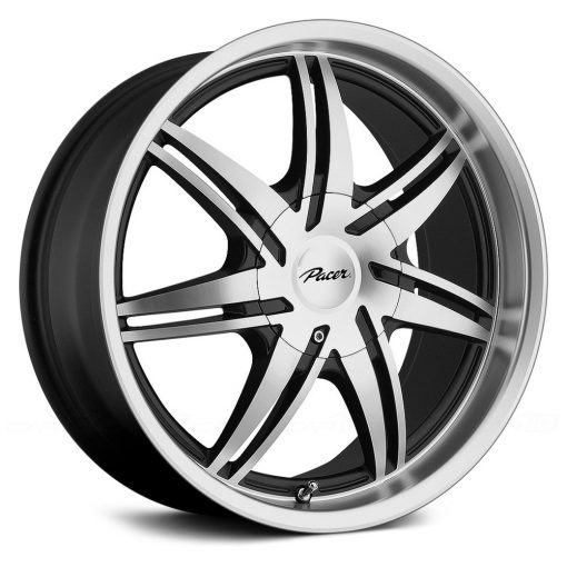 Pacer Rims 773MB MANTIS DIAMOND CUT FACE WITH GLOSS BLACK ACCENTS