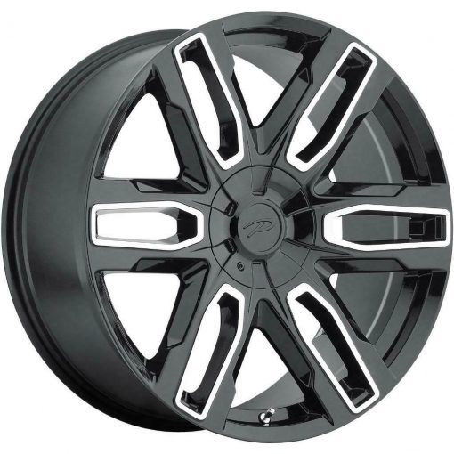 Pacer Rims 787MB BENCHMARK GLOSS BLACK WITH DIAMOND CUT ACCENTS AND CLEAR-COAT