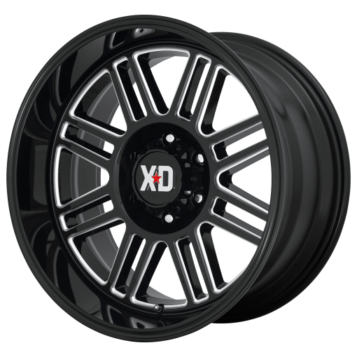 XD Series Rims XD850 CAGE GLOSS BLACK MILLED