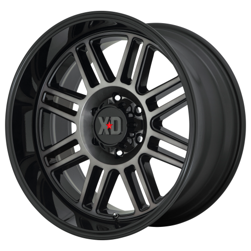 XD Series Rims XD850 CAGE GLOSS BLACK WITH GRAY TINT