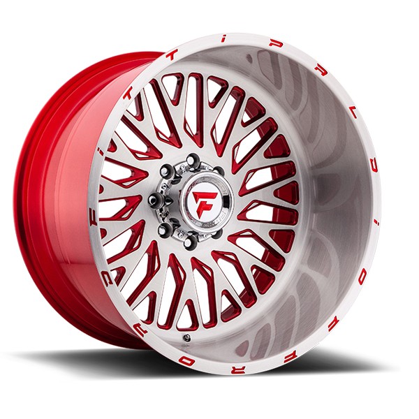 FTF07 Alpha Brushed Red Fittipaldi Offroad Rims on Sale