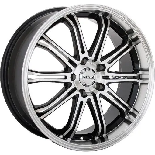 Maxxim Rims 41MB FERRIS MACHINED FACE AND LIP WITH GLOSS BLACK ACCENTS
