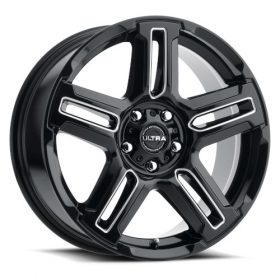 Ultra Rims 258BM PROWLER LIFTED GLOSS BLACK W/MILLED ACCENTS