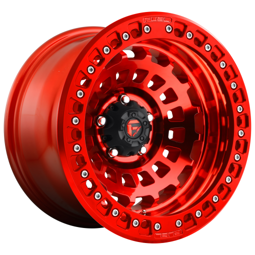 Fuel Rims D100 ZEPHYR BL - OFF ROAD ONLY CANDY RED