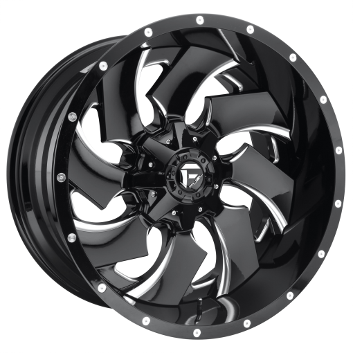 Fuel Rims D239 CLEAVER GLOSS BLACK MILLED