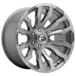 Fuel D693 BLITZ PLATINUM BRUSHED GUN METAL TINTED CLEAR