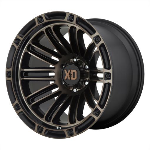 XD Series Rims XD846 DOUBLE DEUCE SATIN BLACK WITH DARK TINT