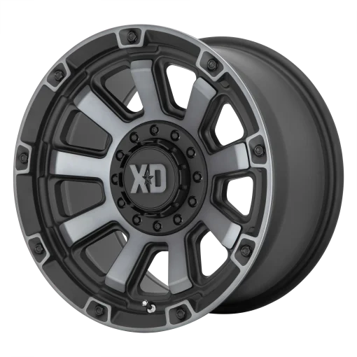 XD Series Rims XD852 GAUNTLET SATIN BLACK WITH GRAY TINT