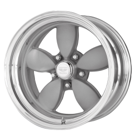 American Racing Rims VN402 CLASSIC 200S TWO-PIECE VINTAGE SILVER CENTER POLISHED BARREL