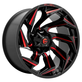 D755 REACTION GLOSS BLACK MILLED WITH RED TINT