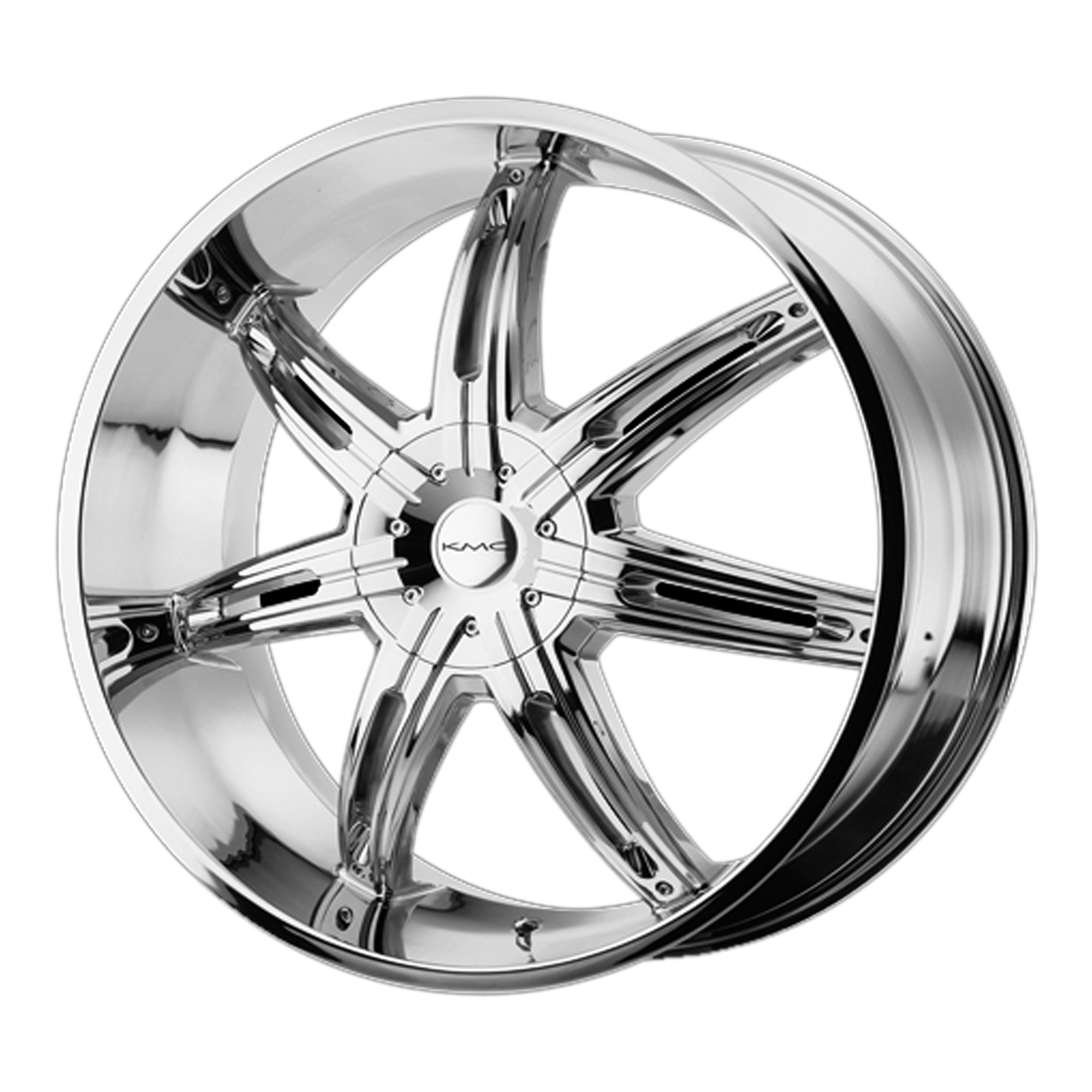 KM66529074230: 20x9 6x127 30 Offset KMC KM665 SURGE CHROME