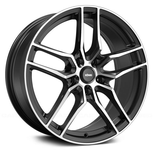 Konig Rims 49MB INTENTION GLOSS BLACK WITH MACHINED FACE