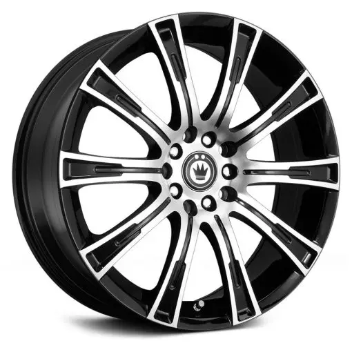 Konig Rims 50MB CROWN GLOSS BLACK WITH MACHINED FACE