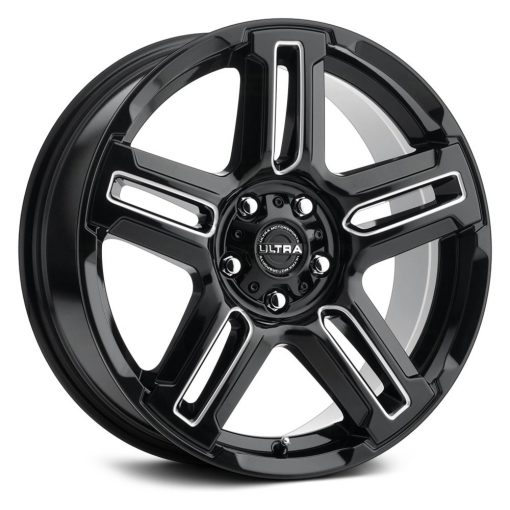 Ultra Rims 258BM PROWLER LIFTED GLOSS BLACK W/MILLED ACCENTS