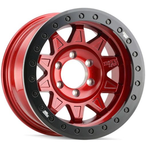 Dirty Life Rims ROADKILL RACE CANDY RED W/ BLACK RING