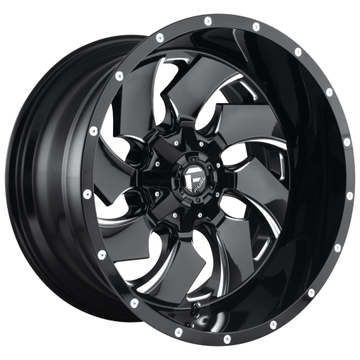 Fuel Rims D574 CLEAVER GLOSS BLACK MILLED