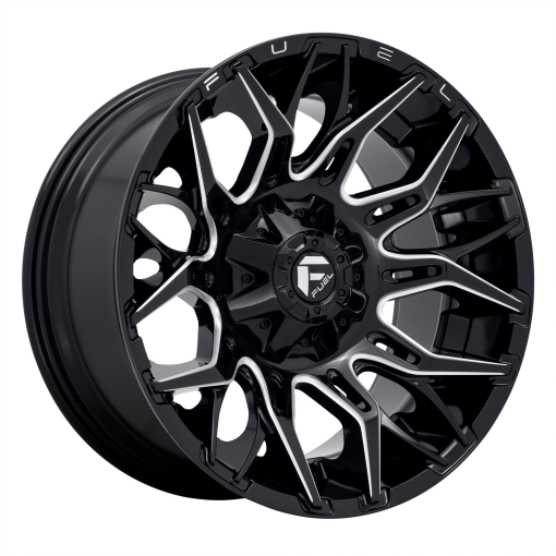 Fuel Rims D769 TWITCH Glossy Black Milled