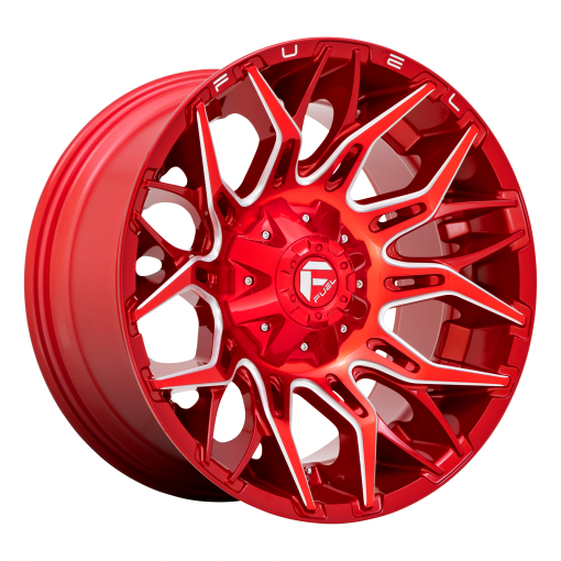 Fuel Rims D771 TWITCH CANDY RED MILLED
