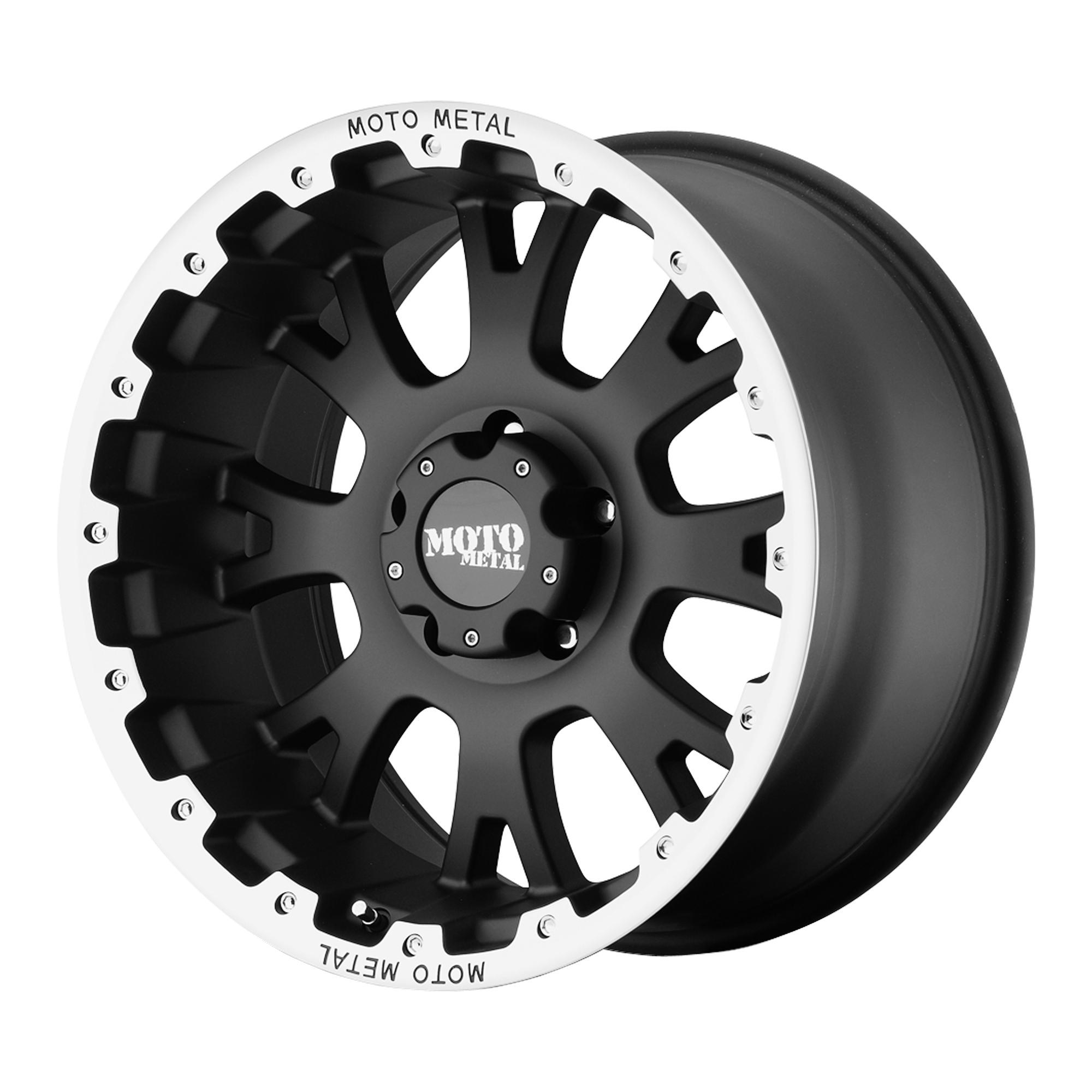 Moto Matte Rims MO95629058730: 20x9 5x150 30 Offset Moto Metal MO956 Matte Black With ...