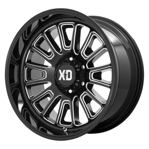 XD Series Rims XD864 ROVER GLOSS BLACK MILLED