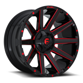 D643 CONTRA GLOSS BLACK RED TINTED CLEAR