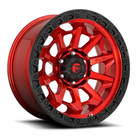 Fuel Rims D695 COVERT CANDY RED BLACK BEAD RING