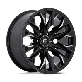 Fuel Rims D803 FLAME GLOSS BLACK MILLED