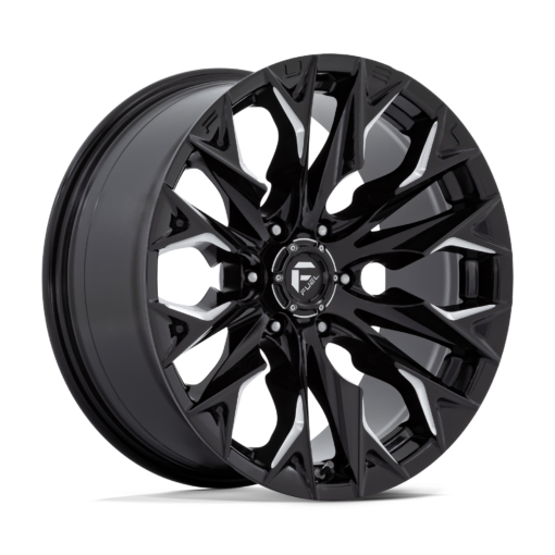 Fuel Rims D803 FLAME GLOSS BLACK MILLED