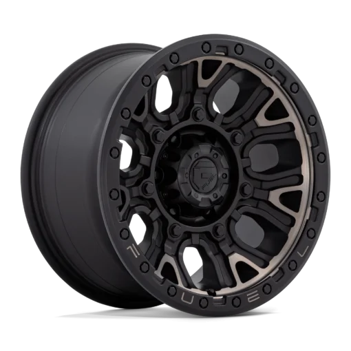 Fuel Rims D824 TRACTION MATTE BLACK WITH DOUBLE DARK TINT
