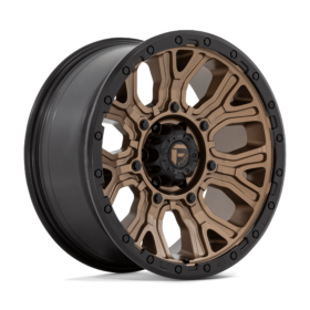 Fuel Rims D826 TRACTION MATTE BRONZE WITH BLACK RING