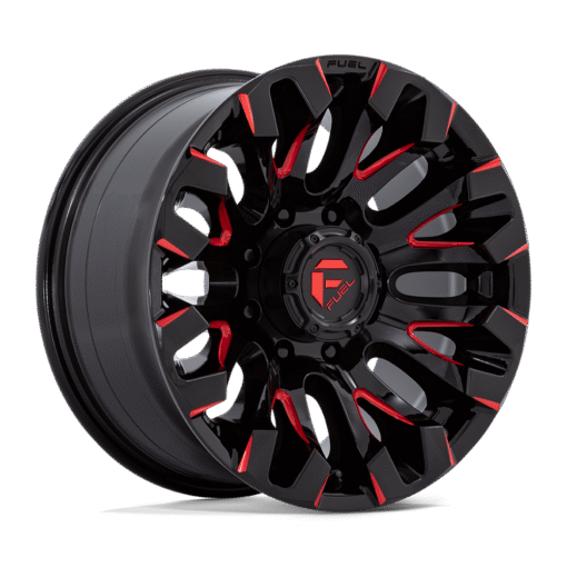 Fuel Line Rims D82918901850: 18x9 8x180 1 Offset Fuel Rims D829 QUAKE GLOSS BLACK ...