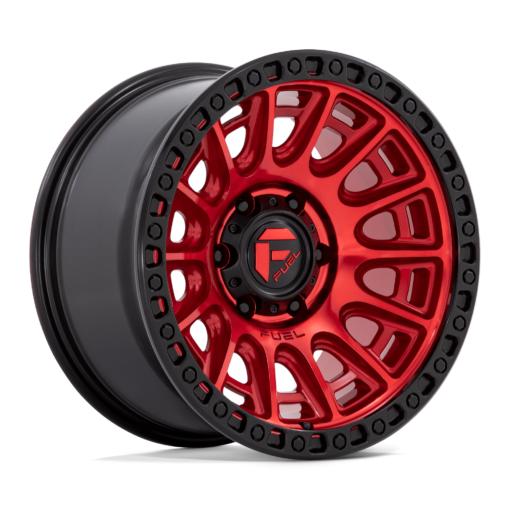 Fuel Rims D834 CYCLE CANDY RED WITH BLACK RING