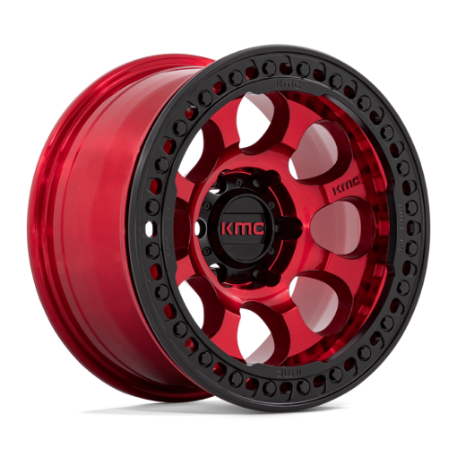 KMC Rims KM237 RIOT BEADLOCK CANDY RED WITH BLACK RING