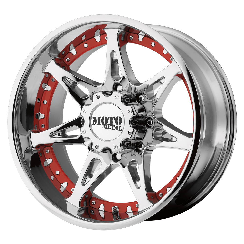 Moto Matte Rims MO96181063224N: 18x10 6x135 -24 Offset Moto Metal MO961 CHROME