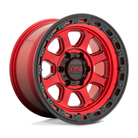 KMC Rims KM548 CHASE CANDY RED WITH BLACK LIP