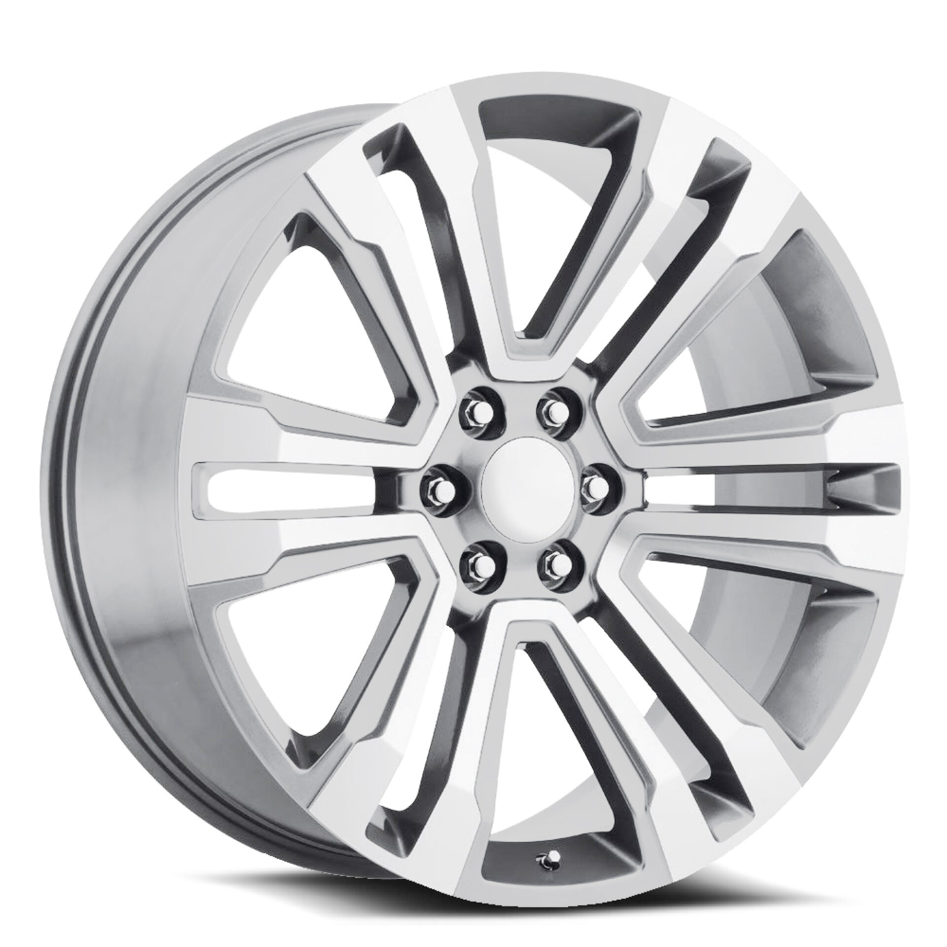 G10-2410655+24SM: 24x10 6x139.7 24 Offset O.E. Revolution G-10 Silver ...