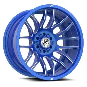 XF Off-Road Rims XF-232 Anodized Blue Milled