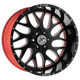 XFX Flow Rims XFX-301 Gloss Black & Milled With Red Inner