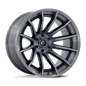 Fuel Rims FC403 BURN GLOSS BLACK WITH BRUSHED GRAY TINT FACE & LIP
